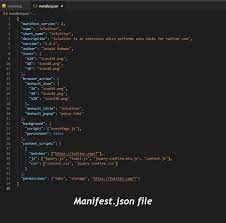 what is chrome extension manifest with