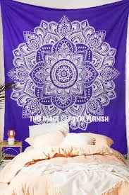 Purple Bohemian Dreams Mandala Tapestry