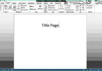 Best Turabian Template For Word 2013 With Mla Style Formatting