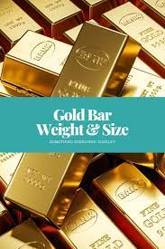 gold bar weight size