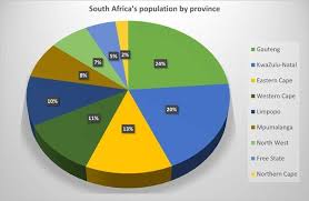 3 Pie Chart Showing South Africas Population By Province