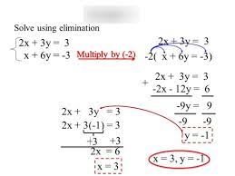 Solving Linear Systems By Elimination