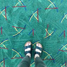 portland airport carpet by stocksy