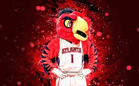 I can't believe there's a mascot in the nba that can dance like harry the hawk. Download Wallpapers Harry The Hawk 4k Mascot Atlanta Hawks Red Neon Lights Nba Atlanta Hawks Mascot Nba Mascots Official Mascot Harry The Hawk Mascot For Desktop Free Pictures For Desktop Free