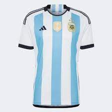 World Cup Football 2022 Argentina Jersey gambar png