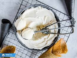 soft creamy keto vanilla ice cream