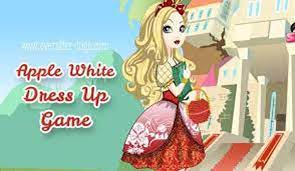 apple white dress up game ever after high