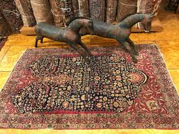 antique persian kerman ravar rug