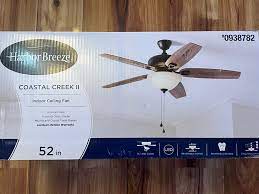 bronze led indoor ceiling fan brand