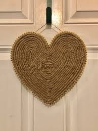 Nautical Rope Heart Wrapped Wall
