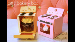 Bitty Bakery Cupcake Box Free Template Youtube