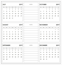 2019 6 Month Calendar Magdalene Project Org