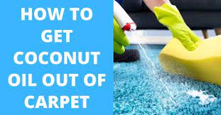 how to get coconut oil out of carpet
