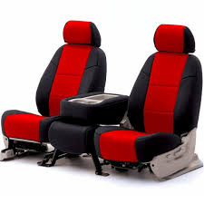 Coverking Front Seat Cover Neoprene Red