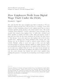 how employers profit from digital wage