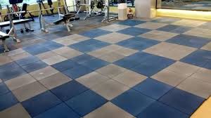 gym rubber floor tiles at rs 70 square