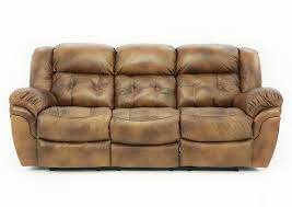 hudson saddle leather reclining sofa