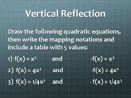 4 3 Graphing Quadratic Equations And