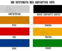 3m Reflective Vinyl Color Chart 7125 Electrocut Series