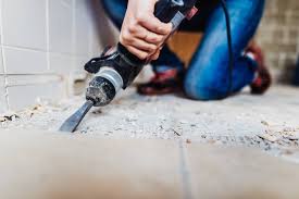 how to remove floor tile adhesive