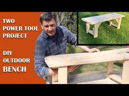 30 Outdoor Bench With Back Only 3