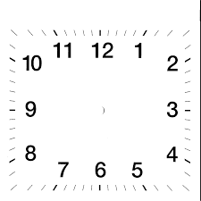 Free Printable Clock Template Outline Face Ndash Jerusalem