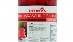 red maraschino cherries 737gm