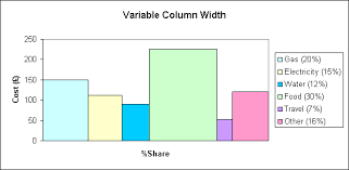 Excel Charts Vary Bar Widths On Excel Column Chart Varying