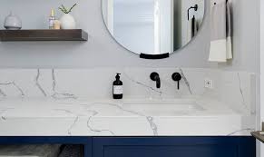 lovely bathroom vanities in blue