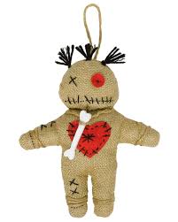 halloween voodoo doll as decoration