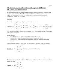 4 2 Systems Of Linear Equations And