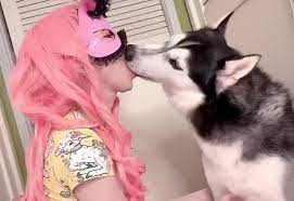 French kiss dog porn