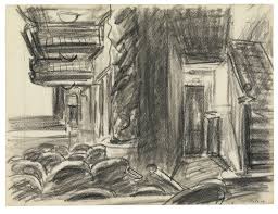 5 may at 15:02 ·. Edward Hopper Study For New York Movie Palace Theatre 1938 Whitney Museum Of American Art