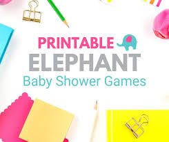 Print this today, more than 1000 free printables. 25 Cutest Printable Baby Shower Games Elephant Games Print Play