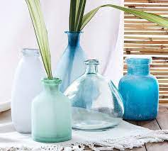Sea Glass Vases Everything Turquoise