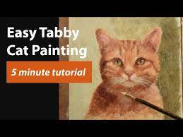 Easy Tabby Cat Painting Tutorial And