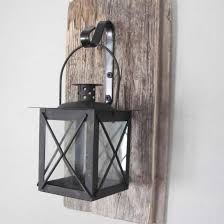 rustic hanging lantern with a