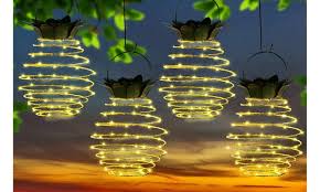 Up To 43 Off On Pineapple Solar Lights