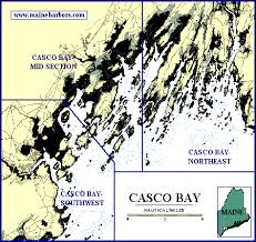 Casco Bay Nautical Chart Index