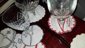 Linen Ware Cocktail Wine Glass Drip