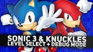 cheat codes in sonic 3 knuckles