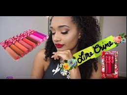 16 lime crime swatches w true love