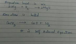 write balance chemical ervation von