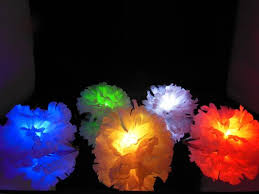 Led Party Favors 25 Light Up Flowers Glow In The Dark Etsy