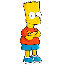 how to draw bart simpson really easy