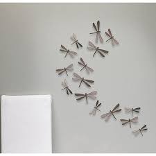 Umbra Wallflutter Muurdecoratie Libelle