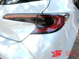 2020 Corolla Hatchback Taillight Tint For White Clear Area Shinegraffix Com