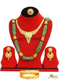 gold plated jewellery sets includes