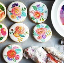 Watercolor Cookie Decorating