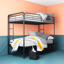 mainstays twin twin bunk bed with